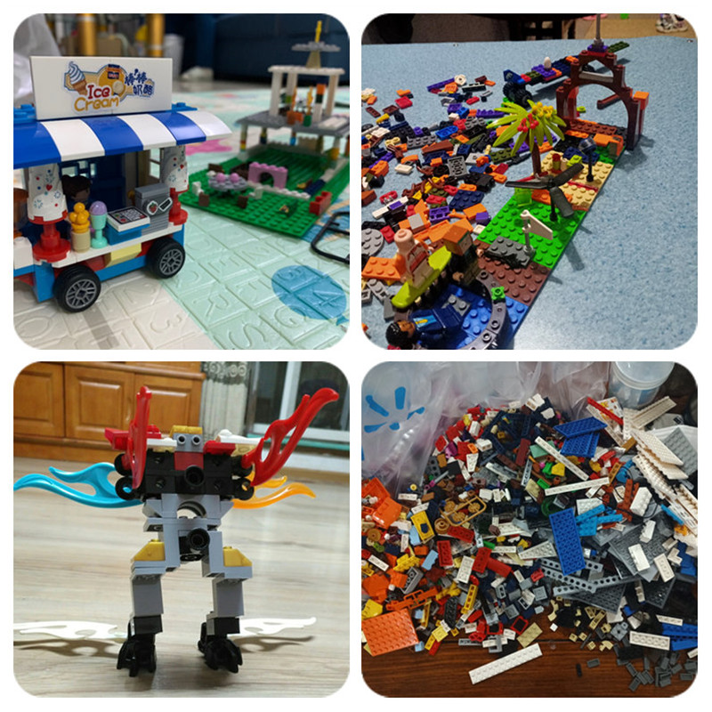 ตัวต่อบล็อกเมือง DIY ของเล่นสร - Lego Set City บทวิจารณ์และราคา