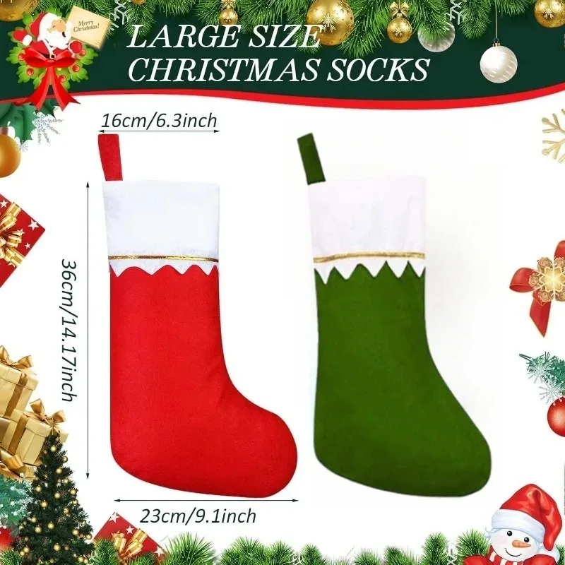 ถุงเท้าคริสต์มาสสำหรับแขวนบนเต - Christmas Stocking Hanging บทวิจารณ์และราคา