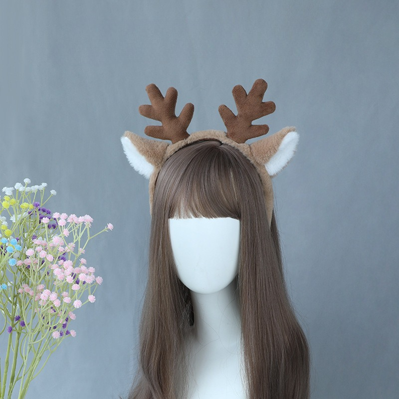 คริสต์มาสเครื่องแต่งกายแถบคาดศ - Reindeer Antlers Headband บทวิจารณ์และราคา