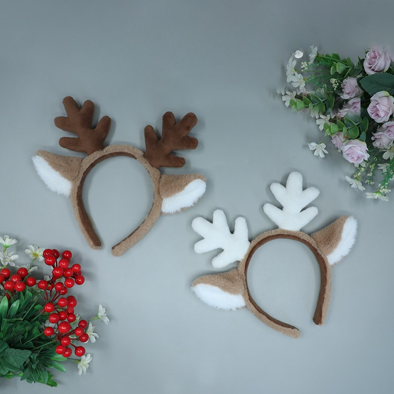 คริสต์มาสเครื่องแต่งกายแถบคาดศ - Reindeer Antlers Headband บทวิจารณ์และราคา