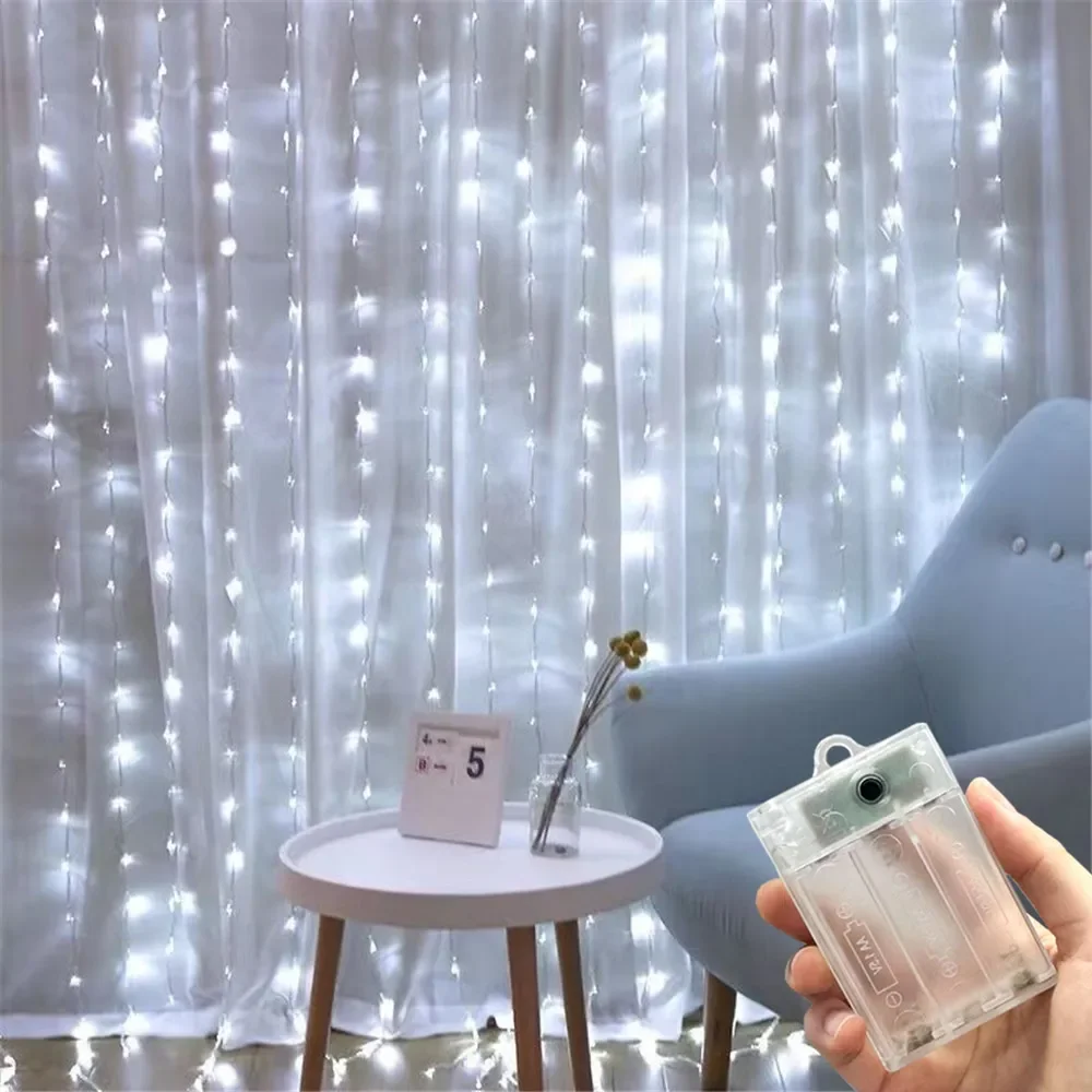 ไฟประดับ LED แบบสายม่าน ใช้พลั - Led Fairy String Lights บทวิจารณ์และราคา