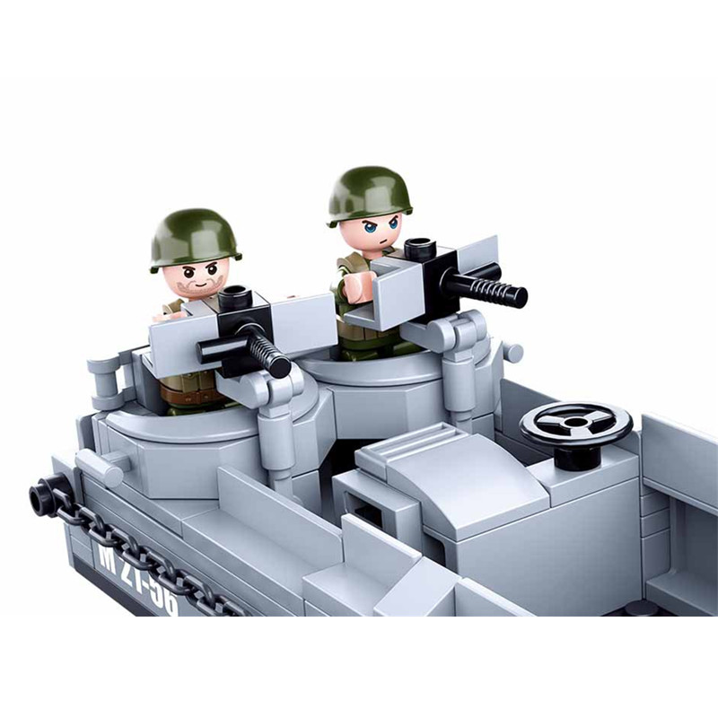 Sluban WW2 US ทหาร higgins เชื - Lego Set City บทวิจารณ์และราคา