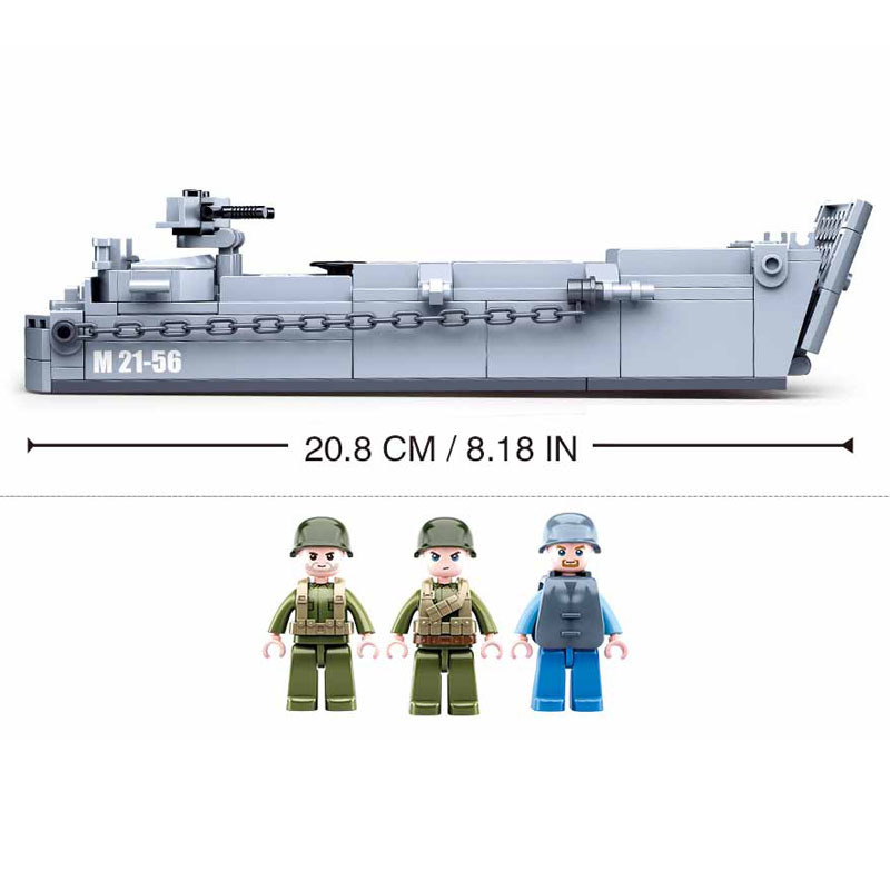Sluban WW2 US ทหาร higgins เชื - Lego Set City บทวิจารณ์และราคา
