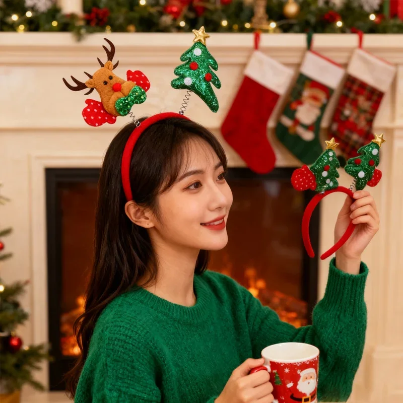 1-5 ชิ้น ที่คาดผมคริสต์มาสรูปก - Reindeer Antlers Headband บทวิจารณ์และราคา