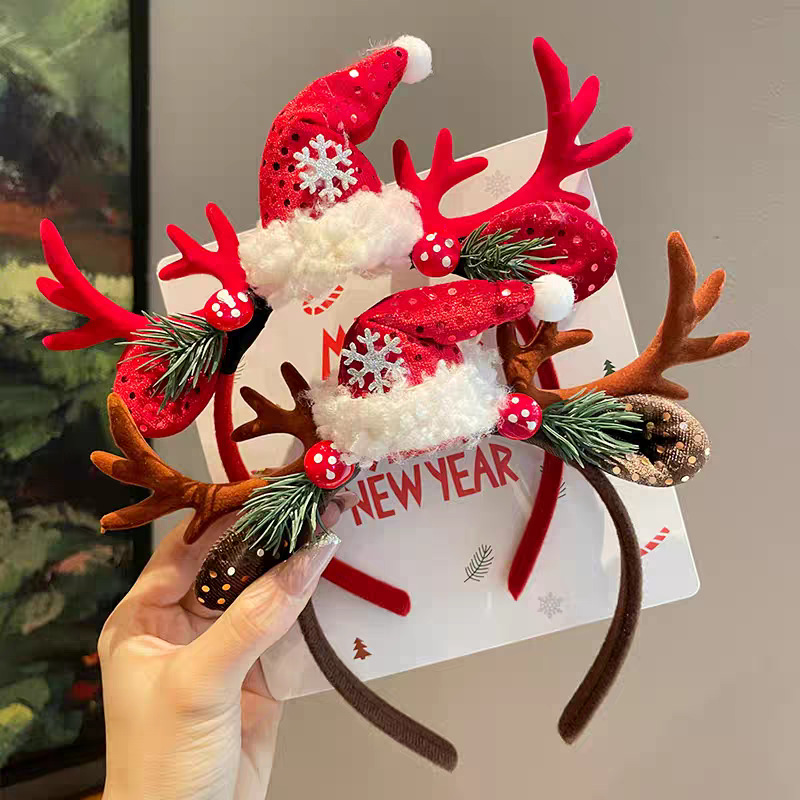 ที่คาดผมคริสต์มาส กวางเรนเดียร - Reindeer Antlers Headband บทวิจารณ์และราคา