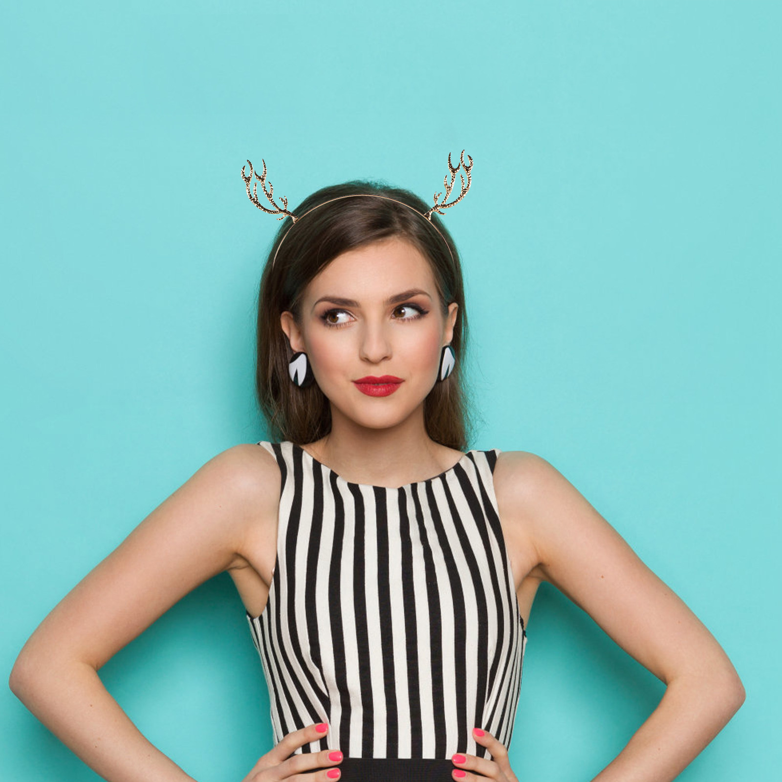 ที่คาดผมชุดคริสต์มาส เขากวางเร - Reindeer Antlers Headband บทวิจารณ์และราคา